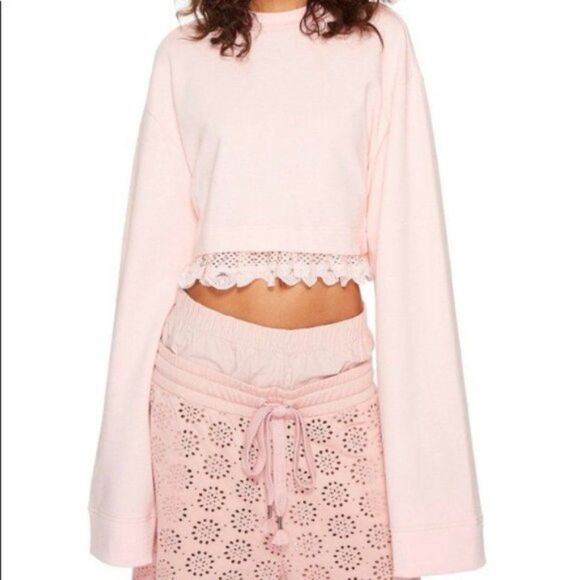 Fenty Puma Rihanna Cropped Sweatshirt XS NWT - Picture 1 of 8